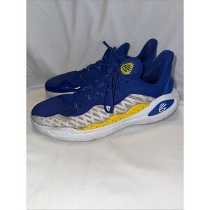 Under Armour Men's Curry 11 Dub Training Size 10‎ Blue/Yellow |3026615-100|